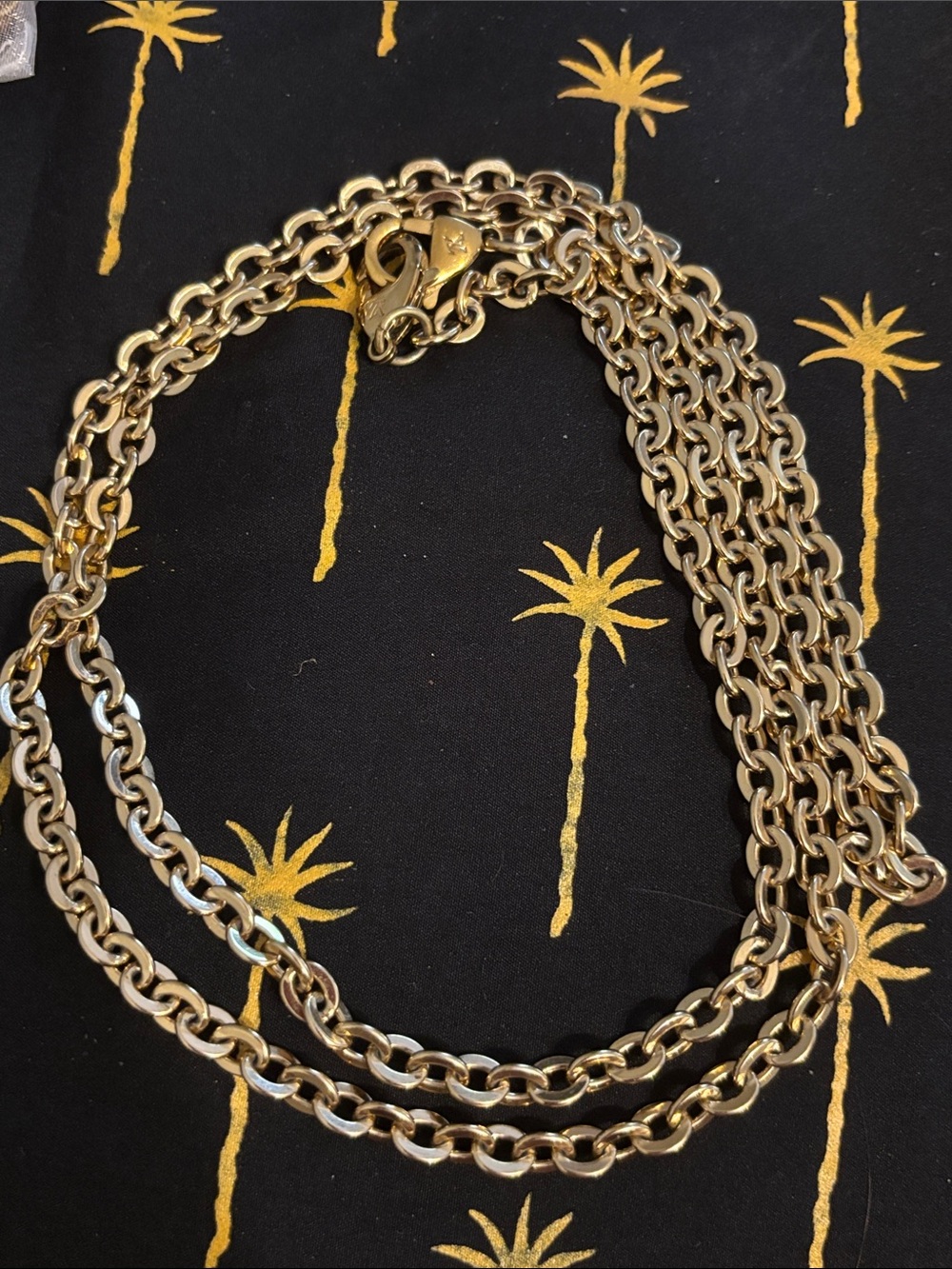 Louis Vuitton gold chain